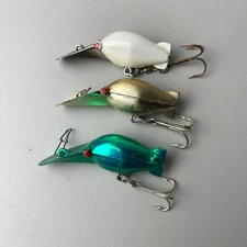 Luhr Jensen  Hot Shot #30 Eddie Pope #3  Pre-Rapala Lot of 3