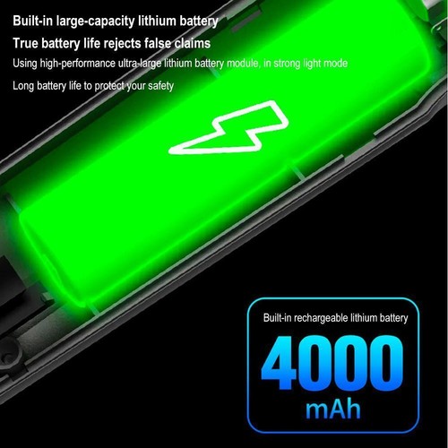 LED Flashlight USB Rechargeable Torch Light High Power Flashlight T9J5 - Picture 9 of 15