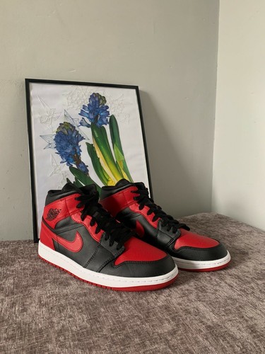 Jordan 1 Mid - Banned UK 9 Men Women | eBay
