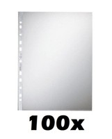 100 X Leitz 4790 ProspekthüLlen AktenhüLlen A4 Genarbt 0,09Mm Dokumentenecht