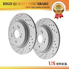 Rear Disc Brake Rotors Pair For Honda CR-V  2017 2018 2019-2022 2023 2024 2025