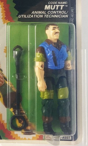 GI Joe MUTT & JUNKYARD Slaughter's Marauders 1989 MOC AFA 75 neue Actionfigur - Bild 3 von 8