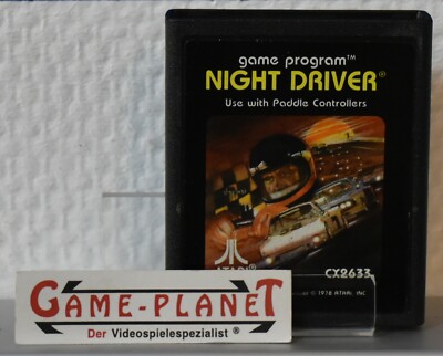 Night Driver Atari vcs 2600 Modul Rennspiel Arcade Gameaholic Einkaufgp