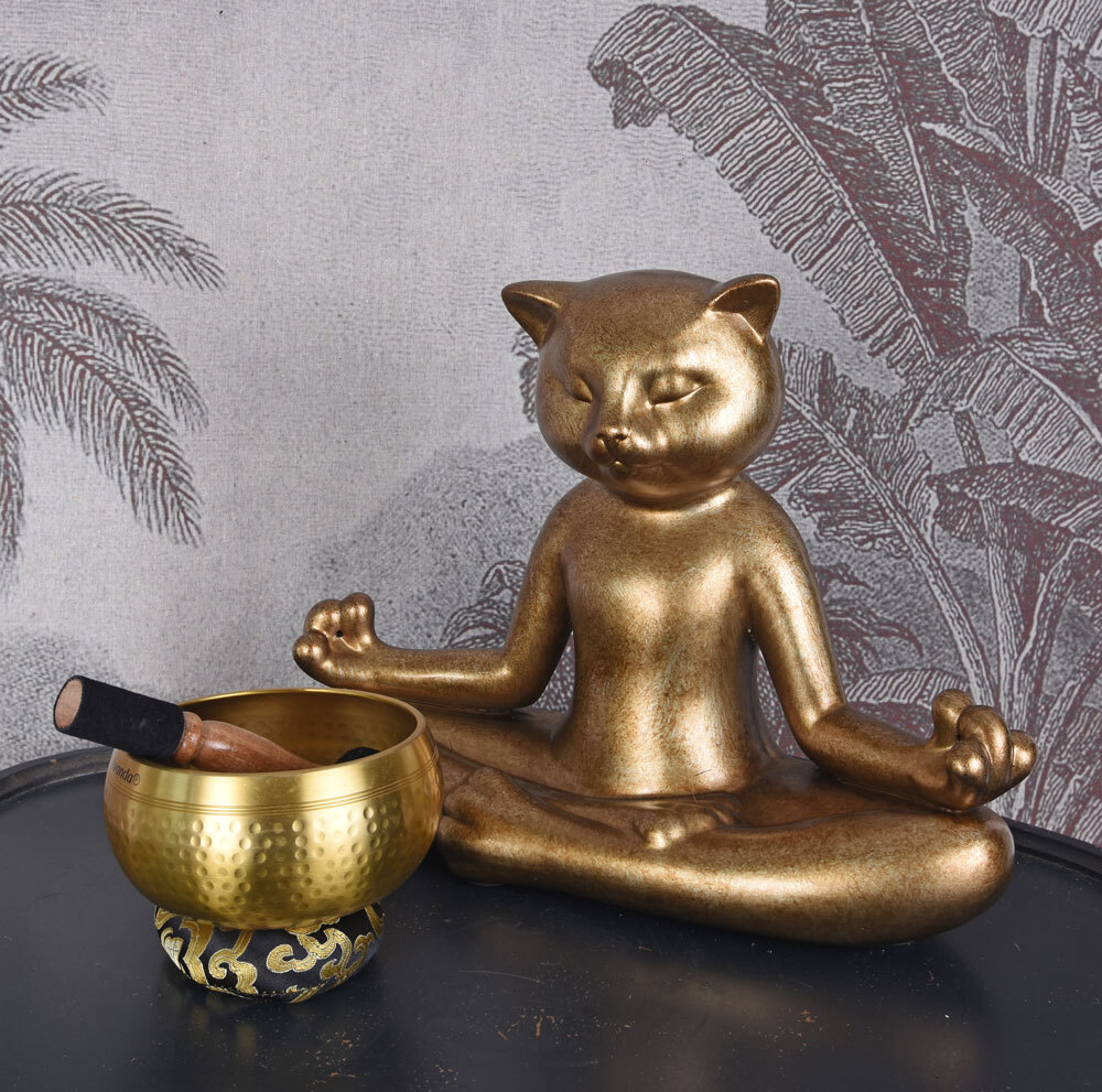 MUGFFINS Yoga-Katzen Tasse – Lustiger Geschenkbecher Für Meditations- Und Katzenfans, 350 Ml