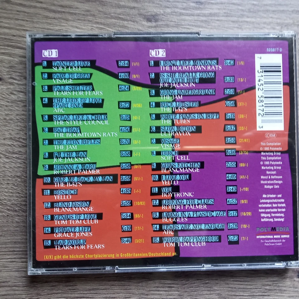 NEON WAVE (Soft Cell, Visage, Tears for Fears, The Jam, Boomtown Rats) (2CDs) - Bild 2 von 2