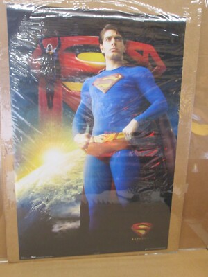 Superman returns Pose comics poster DC 17393