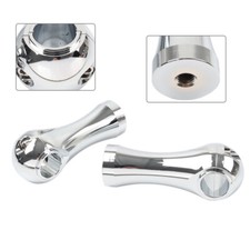 2.0 Tall CNC Handlebar Riser Clamps for Harley Dyna Softail Road King w/1 Bar