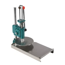 Manual Dough Press Machine Stainless Steel Dough Pizza Presser Large Press Plate