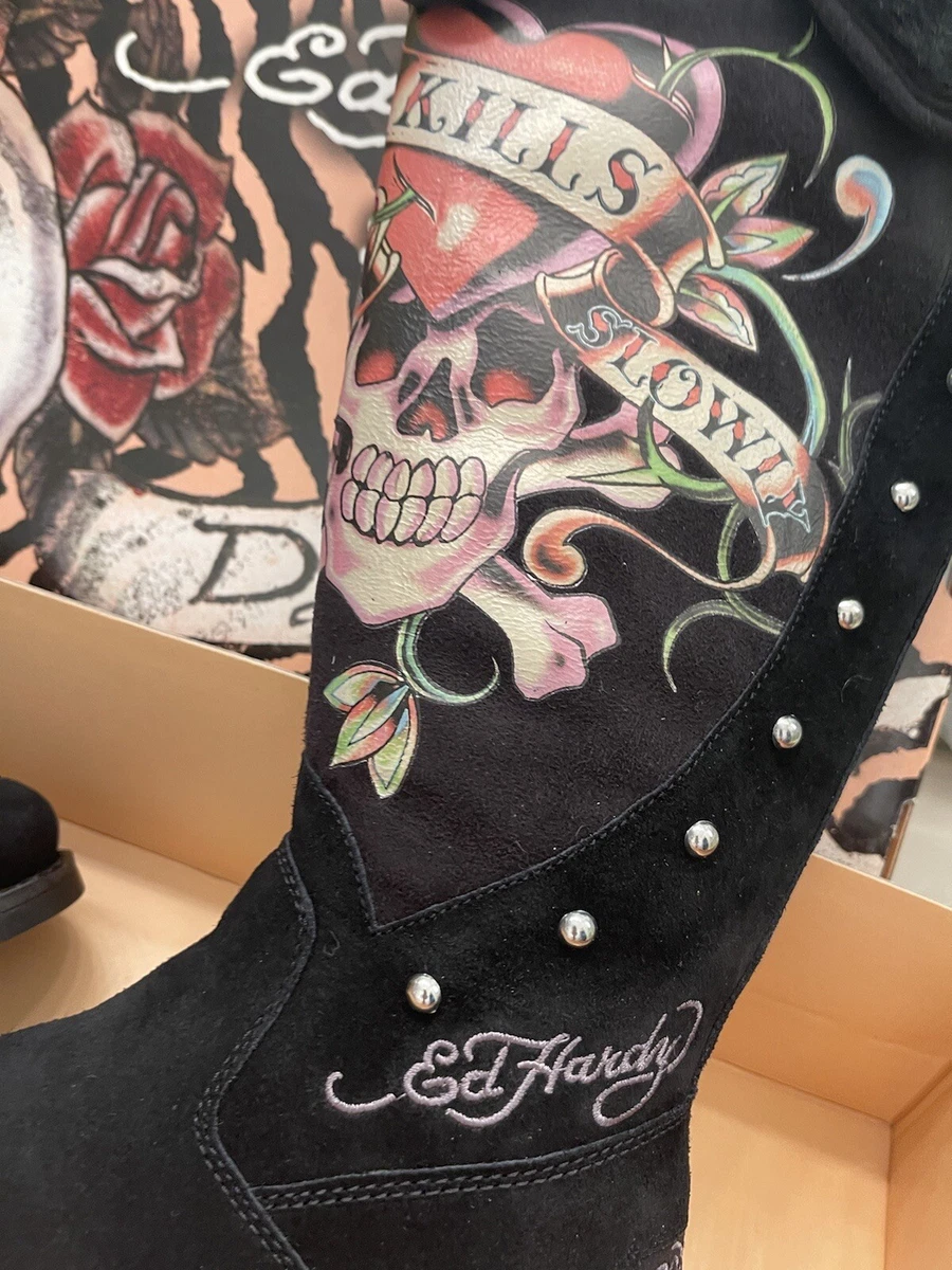 Ed hardy boots love kills deals slowly