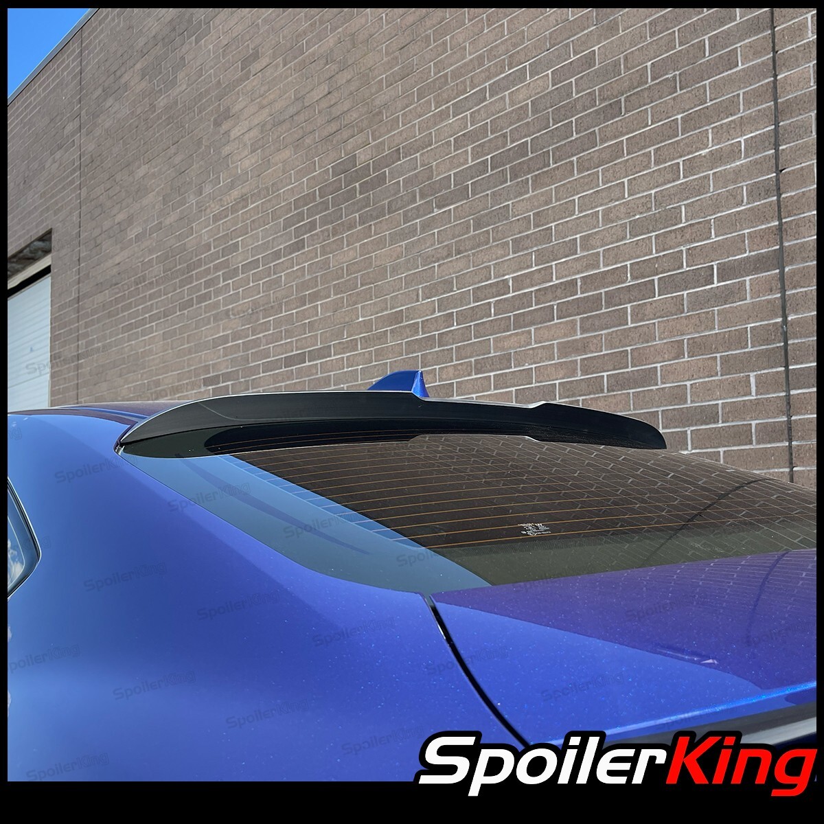 Rear Window Roof Spoiler Fits Maserati Ghibli 2014-2024 SpoilerKing #380RC