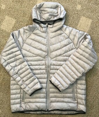 Nike Down Filled Jacket Coat Hooded Winter Zip Pocket 818036 $240 Men's XXL 2XL