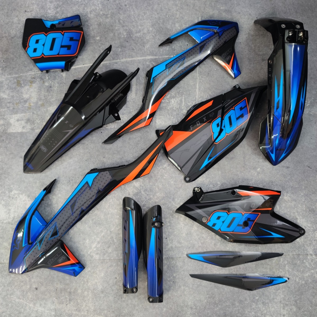 カッティングダイ(中古品) 390 Plastics + Graphics KTM SX85 2018-2024 SX 85 applied | Custom race