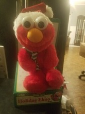 TYCO SESAME STREET HOLIDAY ELMO DOLL - NEW IN BOX