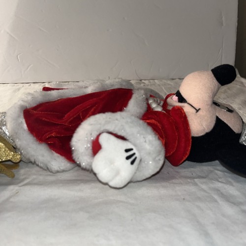 Disney King Mickey and Queen Minnie Mouse Beanie Bean Bag Best Guest 9" - Picture 12 of 13