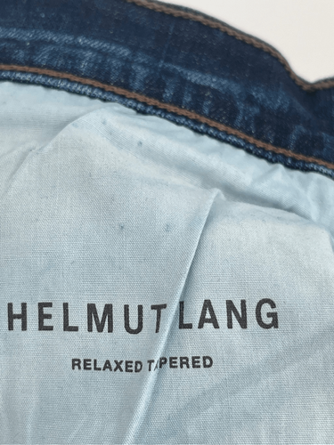 Helmut Lang Jeans Relax Taper Women Size 25 Blue - Picture 12 of 14