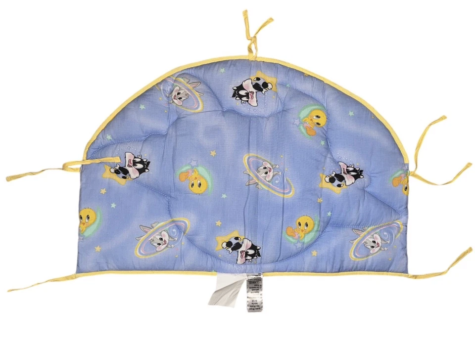 Almohadilla para cuna infantil vintage Baby Looney Tunes Bugs Bunny Piolín Silvestre cabecero Foto 2 de 4