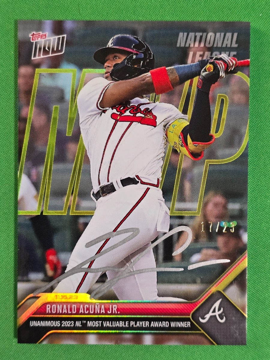 Ronald Acuna Jr NL MVP Collectors Edition 2023 TOPPS NOW OS17CE