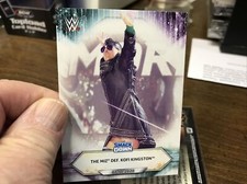 2021 Topps WWE Base Card #4 The Miz def. Kofi Kingston - SmackDown