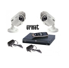 URMET 1093/KND2N KIT TELECAMERE VIDEOSORVEGLIANZA TVCC C/DVR VIDEOSMART 4CH