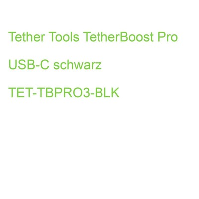 Tether Tools TetherBoost Pro USB-C schwarz 4,6m TBPRO3-BLK (0818307012967)