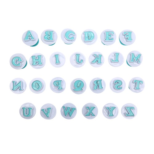 Cupcake Mold Cake Decorating Tools Alphabet Number Cookie Cutter Stamp Impress. - Picture 13 of 15