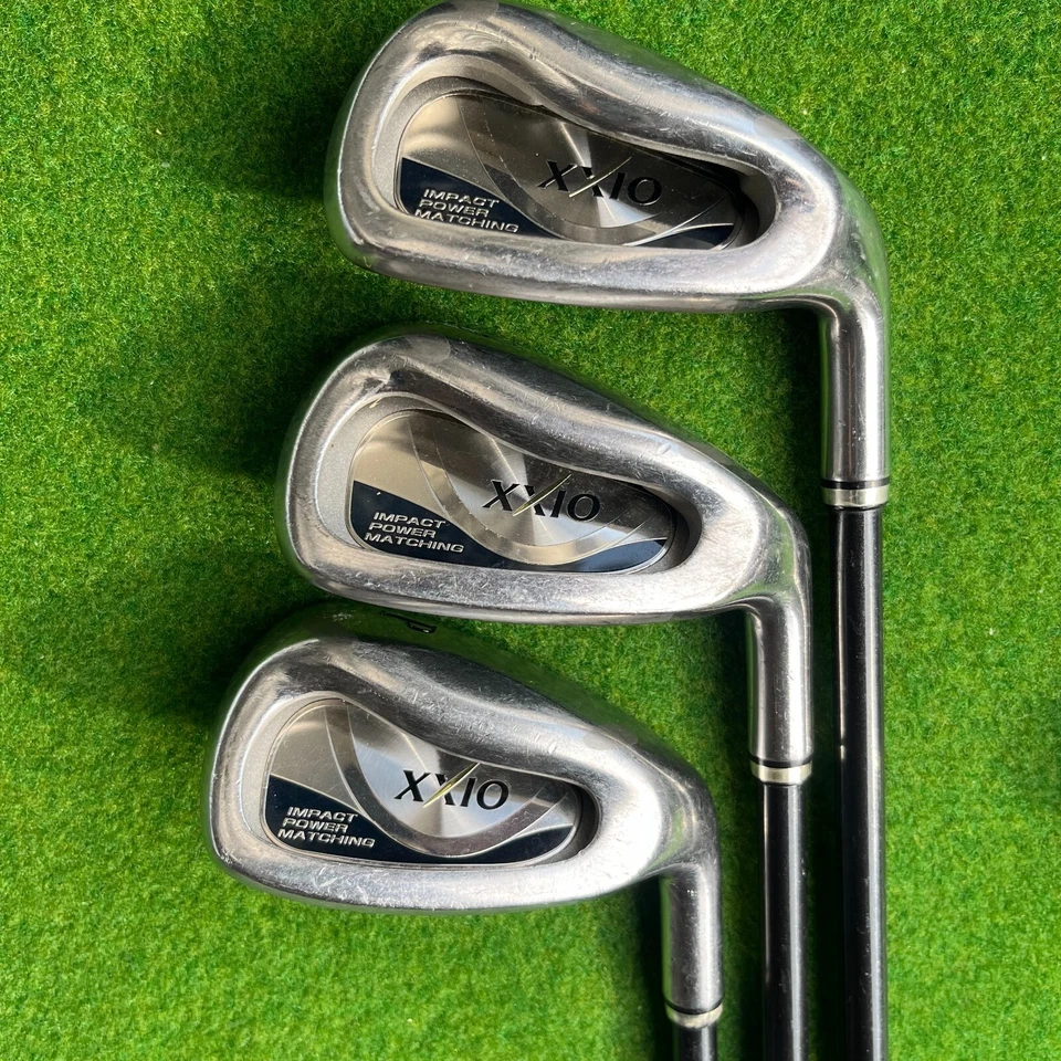 Juego de hierros Dunlop XXIO4 5-9 Pw 6 juegos RH MP400 grafito Flex SR usado Foto 3 de 4