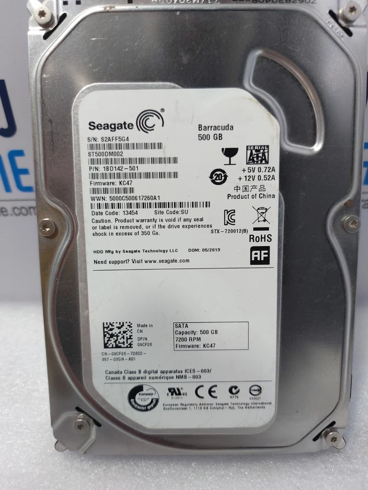 SEAGATE 1BD142-501 Hard Drive 500GB 7200RPM - Image 2 of 4