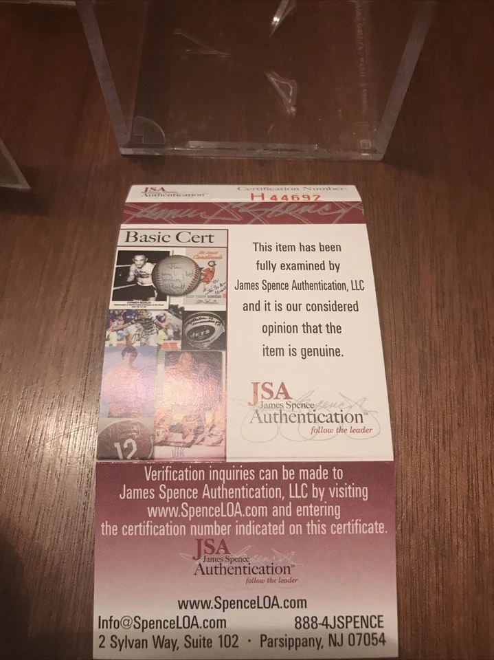 Drew Stubbs OML Signed Baseball JSA Cert W/Cube Free Shipping! - Image 4 of 4