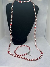 JUEGO DE ILDE Y COLLAR (ELEKE) DE SHANGO CHANGO SANTERIA, IFA, YORUBA