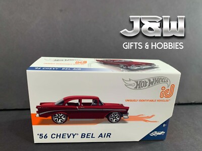 Hot Wheels 56 Chevy Bel Air ID Car HDH85-979 B 1/64