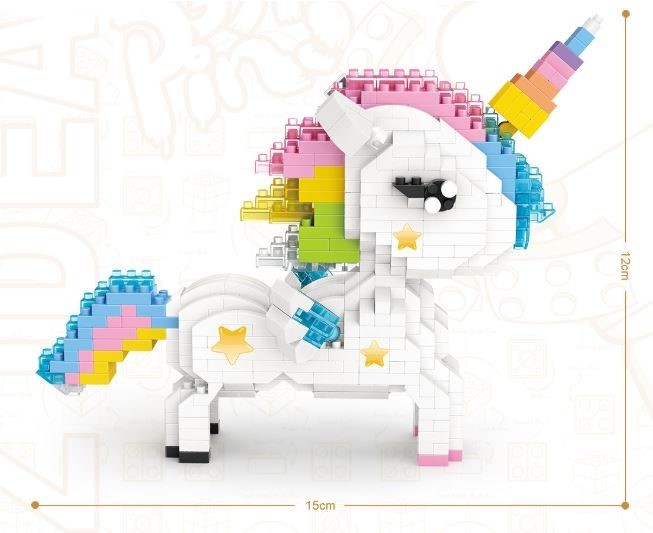 Unicorn LOZ Diamond Building Blocks iBlock Fun 9204 a GTC | eBay