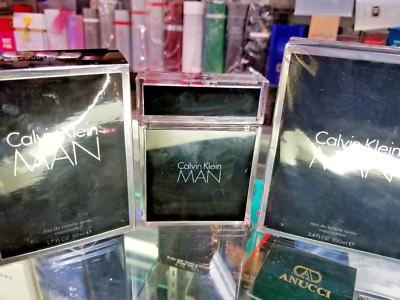 Calvin Klein MAN EDT Toilette 1.7 oz 50 ml or 3.4 oz 100 ml * NEW IN SEALED BOX