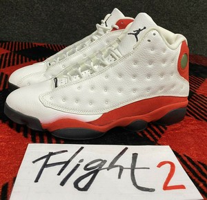1998 Nike Air Jordan XIII 13 OG Cherry White Black Red sz 11.5 DS NIB 136002-101 | eBay
