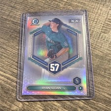 Bowman 2026 Chrome Top 100 Insert Ryan Sloan #BTP-57 Seattle Mariners Baseball