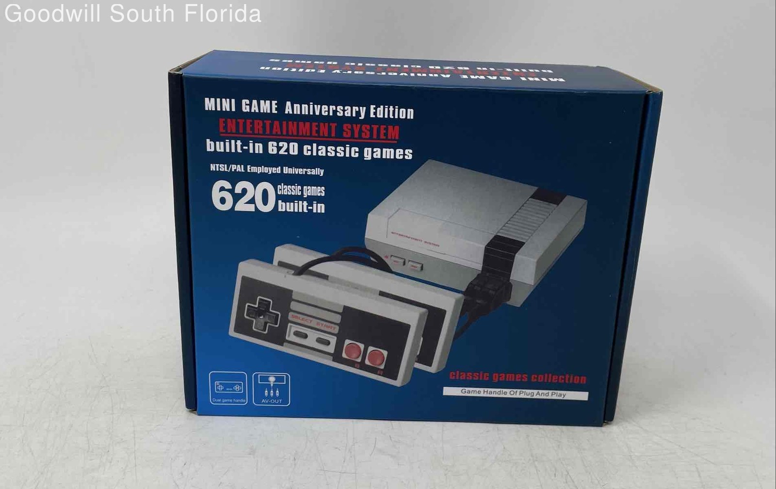 Classic Games Collection 620 Built-In Mini Game Home Console With Accessories