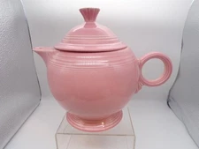 Fiestaware Teapot Homer Laughlin Ring Handle HLC Vintage Pink READ DESCRIPTION