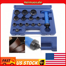 Hollow Punch Hole Punch Set Gasket Punch Set 3/16  to 1-3/8  Inch 5-35mm 