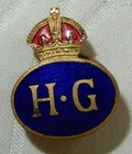 WW2 HOME GUARD WAR WORKER MILITARY BADGE GENUINE WORLD WAR II BADGE