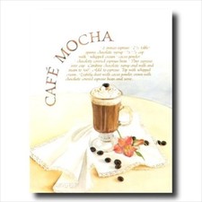 Coffee Cafe Mocha Home Kitchen Wall Picture 16x20 Art Print