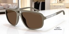 EMPORIO ARMANI EA4236U 543773 Matte Beige Dark Brown 59 mm Men's Sunglasses