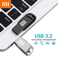 Xiaomi Metal Pendrive USB 3.2 512GB 1TB 2TB Flash Drive Thumb Memory Stick New