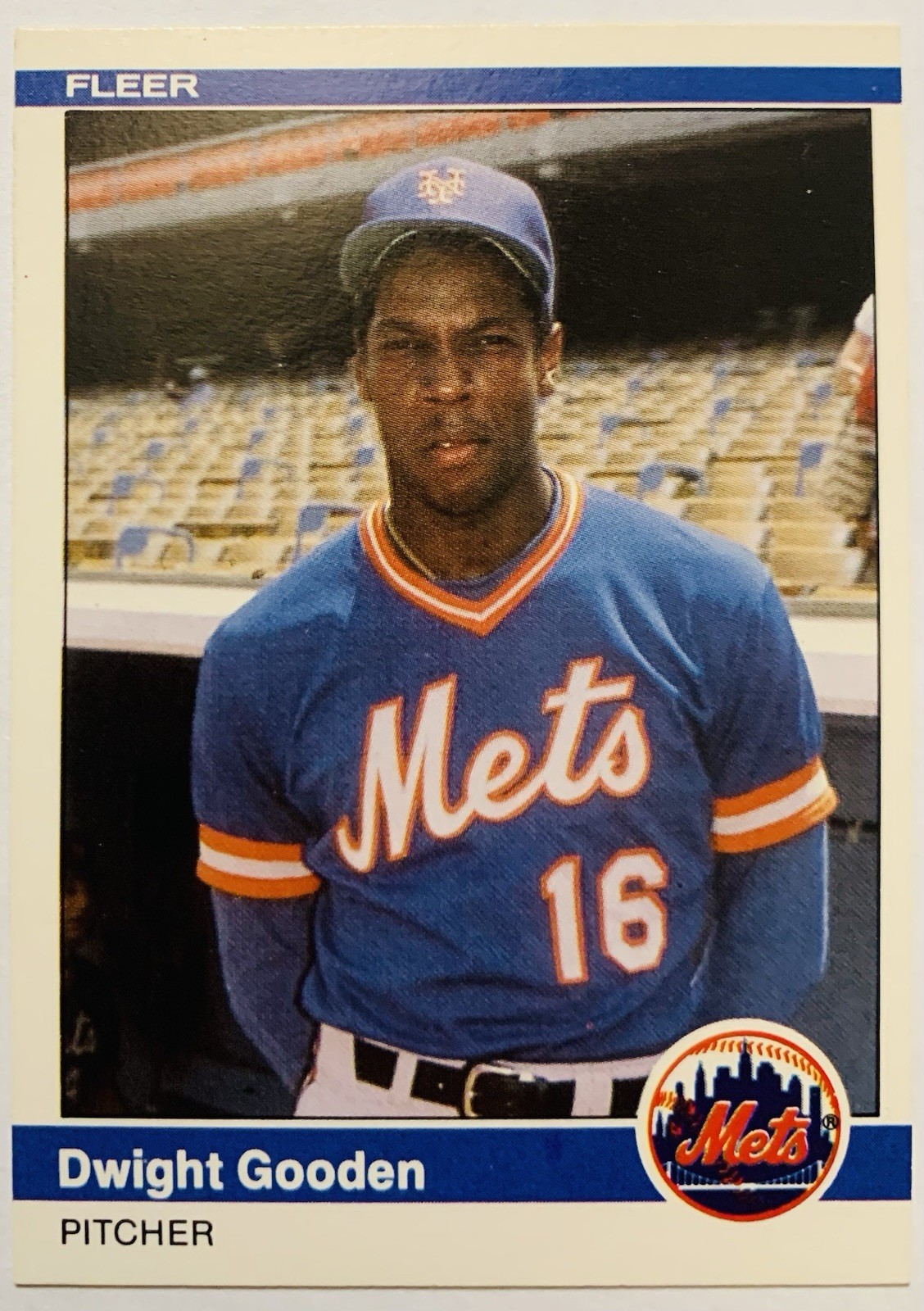 1984 Fleer Update #U-43 Dwight Gooden XRC METS