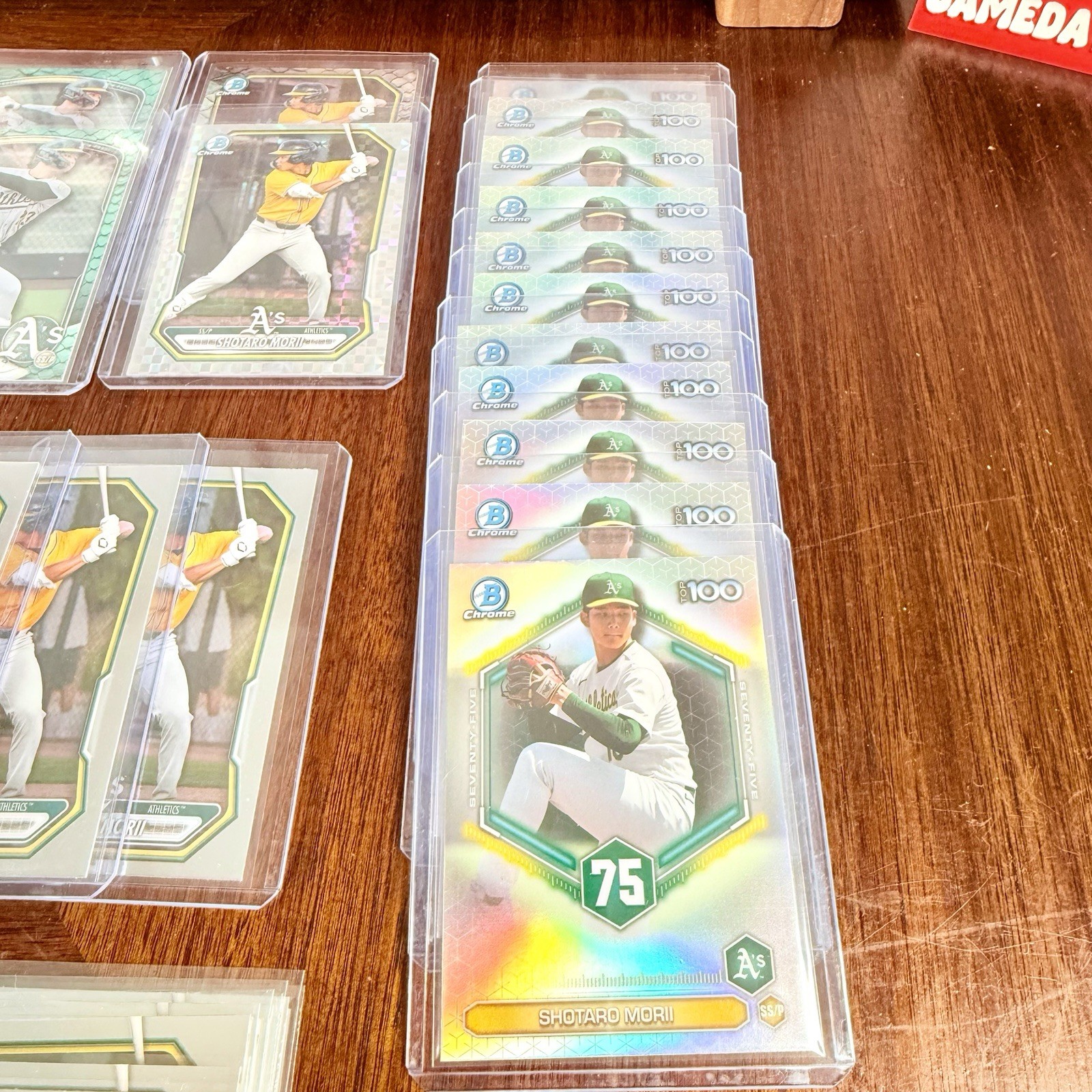 HUGE LOT (115) SHOTARO MORII Auto, Refractor, PSA 10, KANJI, Ball, Next Ohtani view 14