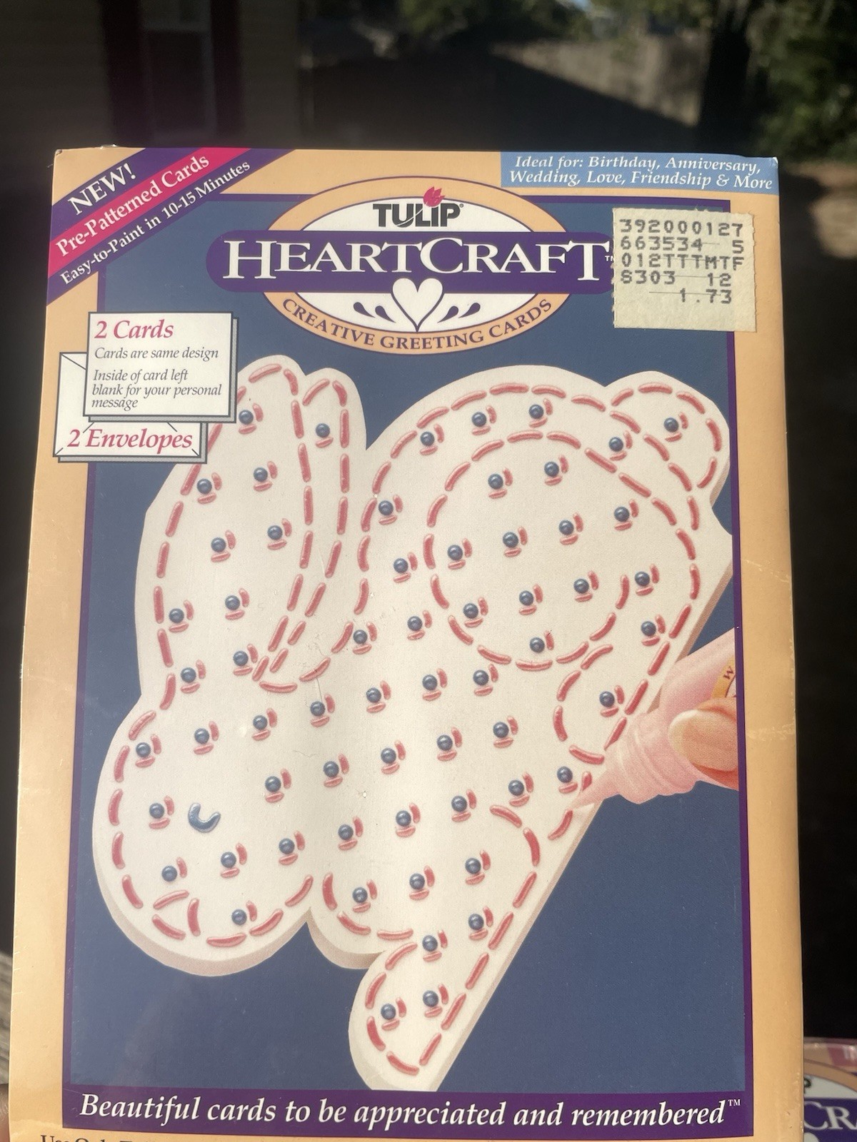 8 Packs TULIP Heartcraft Creative Greeting Card Making Kits NOS 1994 16 Cards