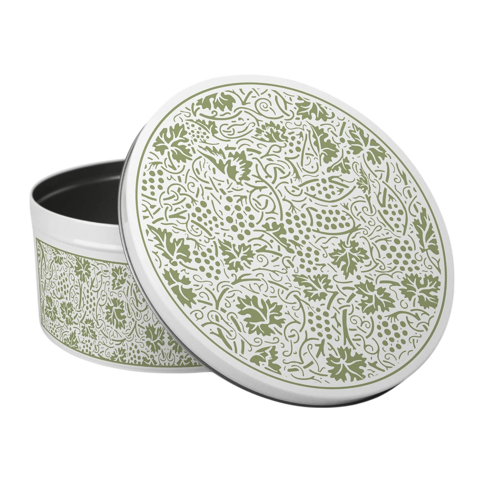 Green Oak Leaves & Berries Round Cake Tin - Large Baking Storage Kitchen Gift
Opens in a new window