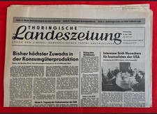 8.6.1989 Egon Krenz im Saarland * DDR  Erfurt LDPD TLZ WEIMAR