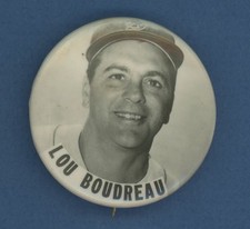 Original 1950s Lou Boudreau Cleveland Indians • Souvenir 1.75