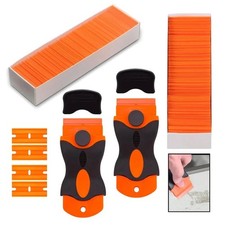 Pcs Plastic Scraper Razor Blades Auto Decals Stickers Remover No Scratch