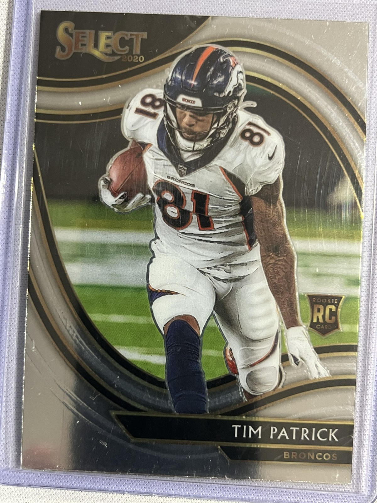 2020 Panini Select #375 Tim Patrick Silver Prizm