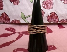 Bomb Party Black Onyx Rose Gold *tag No Bag* Ring Sz 8